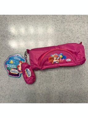 Vintage Disney The Little Mermaid Pencil Pouch Coin Purse Set NWT